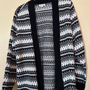 Women's Croft & Barrow® Cabled Open-Front Cardigan